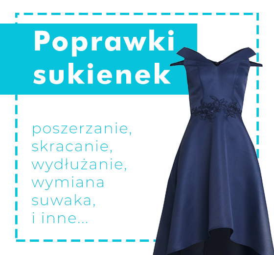 Poprawki krawieckie: poprawki sukienek